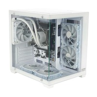 Gabinete de Torre para Computadora de Oficina PCOOLING Económico, Caja de PC OEM M-ATX con Fuente de Poder Superior