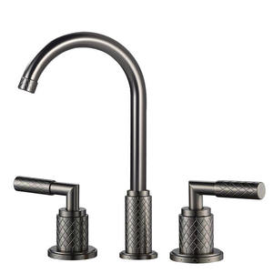 <span class=keywords><strong>Robinet</strong></span> de lavabo en laiton massif, <span class=keywords><strong>double</strong></span> poignée traditionnelle, à poser sur comptoir, monotrou, bec rotatif, valve en céramique, eau chaude et froide, pour lavabo <span class=keywords><strong>WC</strong></span> - Product Image 5