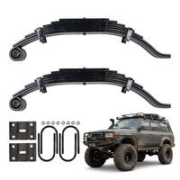 Kit de suspension personnalisé pour essieu simple de remorque à ressorts à lames, avec kit de boulons en U et de supports