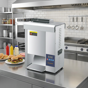 Nuova Tostiera Verticale in Acciaio Inox 220V per <span class=keywords><strong>Pane</strong></span> da Hamburger <span class=keywords><strong>e</strong></span> Panini, Uso Commerciale per Ristoranti - Product Image 2