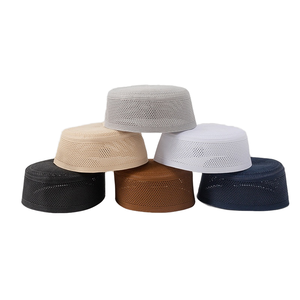 Cappelli Islamici per Uomini, Copricapo da Preghiera Traspirante, Kufi Premium con Ricamo, Copricapo Arabo Islamico Ebraico - Product Image 1