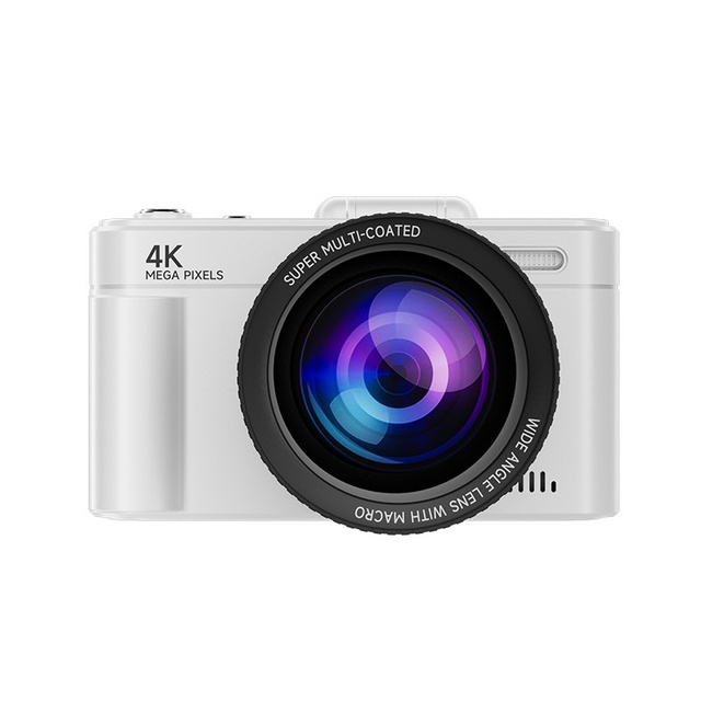 High-Definition 4K Digital Video Camera with 180° Flip Screen Wfii Digital Af Autofocus and SD Memory Card