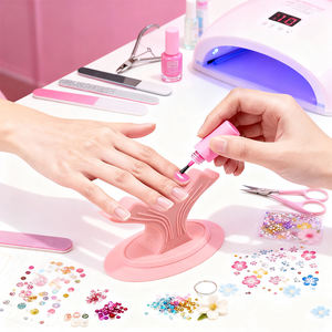 Nuova Idea <span class=keywords><strong>di</strong></span> prodotto 2025 fai da te per Nail Art fornisce un cuscino per unghie senza separatore per dita <span class=keywords><strong>in</strong></span> Silicone o manicure e unghie - Product Image 6