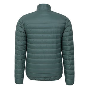 Veste matelassée pour homme de haute qualité, coupe-vent, chaude pour l'hiver, rembourrage en coton matelassé, logo, couleur unie, brillante - Product Image 3