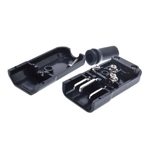 AC250V 15A <strong>3</strong>-Pin Panel Mount IEC C14 Male C13 Female Inline Adapter Plug Power <strong>Socket</strong> Connectors 10A Rated Electrical <strong>Terminals</strong> - Product Image 2