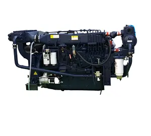 Động cơ diesel Hàng Hải WD10C170-15 động cơ làm mát sau khi làm mát bằng nước động cơ 125 kW/170 HP/1500 vòng/phút để sử dụng tàu