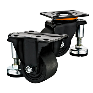 2''2.5''3'' Type a Plate Heavy Duty Low Center of Gravity Roulette en nylon avec pieds <span class=keywords><strong>de</strong></span> <span class=keywords><strong>support</strong></span> Roulettes pour réfrigérateur - Product Image 3