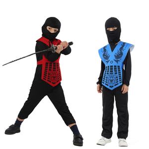 <span class=keywords><strong>Costume</strong></span> de luxe unisexe Ninja Cosplay pour enfants équipement d'entraînement sportif d'art martial en gros - Product Image 1