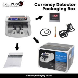 Contadora de Billetes de Grado Comercial MC2088 con Pantalla LCD UV/MG, Máquina Contadora Multidivisa, Detector de Efectivo USD/EUR/IQD/TRY, 900 Piezas <span class=keywords><strong>100</strong></span> - Product Image 4