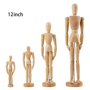 Neko — Mannequin réglable en bois de 12 pouces, art, figurine humaine, modèle articulé pour dessin ou décor de bureau