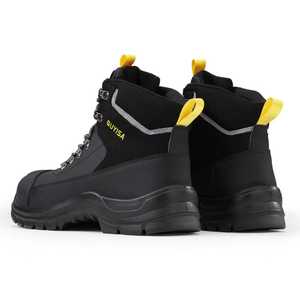 <span class=keywords><strong>Chaussures</strong></span> <span class=keywords><strong>de</strong></span> <span class=keywords><strong>sécurité</strong></span> pour hommes Guyisa, résistantes aux perforations, semelle en acier, respirantes, antistatiques, antidérapantes, tige en microfibre - Product Image 4