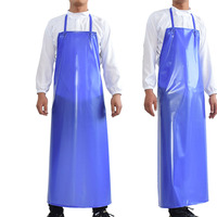 Tablier imperméable en TPU sans manches pour la pêche commerciale, écologique, résistant à l'eau, fournitures de nettoyage, blanc et jaune