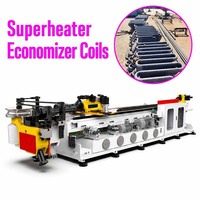 Máquina dobladora CNC de 2 ejes para tubos serpentinados de caldera, supercalentadores, economizadores y tuberías de disipación de calor