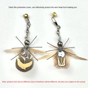 Nouveau chat jouet chat teaser remplacement diversité petits insectes volants tête de remplacement fournitures pour chat de compagnie - Product Image 2