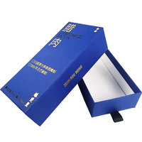 Boîte d'emballage personnalisée pour bijoux (bracelet de montre, boucles d'oreilles, collier, bague) avec logo, en carton, finition mate