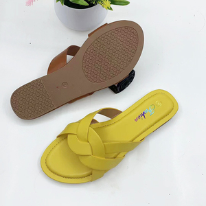 Nouveau été dames sandales en gros pantoufles bout en <span class=keywords><strong>acier</strong></span> dames designer luxe pantoufles diapositives 2023 - Product Image 5