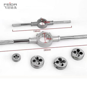 Feida nhà máy giá 110 pcs M2 ~ M18 <span class=keywords><strong>UNC</strong></span> BSP công cụ thiết lập hợp kim thép tay <span class=keywords><strong>tap</strong></span> và Die <span class=keywords><strong>tap</strong></span> cờ lê <span class=keywords><strong>Set</strong></span> với Hộp Màu Đỏ - Product Image 4