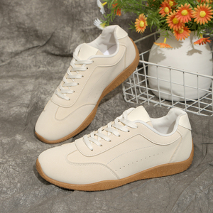 Zapatillas Deportivas Casuales para Mujer ISPORTE, con Cordones, Punta Baja, Lona, Suela de Goma Antideslizante, Entresuela de EVA, Planas y Modernas - Product Image 5