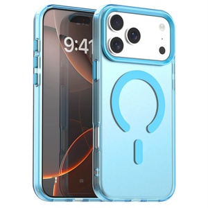 Funda Magnética Transparente Mate para iPhone 17 Air Series, con Botones Metálicos y Marco para Lente, Carcasa de PC para iPhone - Product Image 3