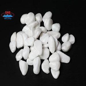 หินกรวดหินสีขาวเกล็ดหิมะหินธรรมชาติสำหรับตกแต่งภูมิทัศน์ - Product Image 1