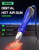 IPARTS MECHANIC 958HT 600W Pistolet à air chaud numérique portable pour réparation de téléphone Température réglable Affichage LCD Outil de reprise de puce