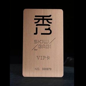 Nouveau produit Nfc-Vcard Métal/PVC - Carte de visite numérique personnalisée - 85 Métal avec puce personnalisée - Product Image 3