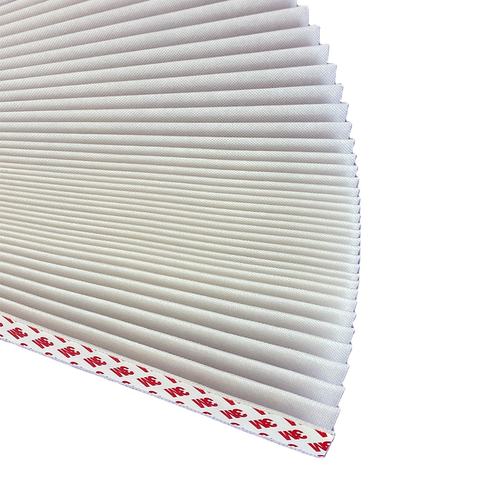 Everyday Non-Woven Handmade Pleated Blinds Simple Style Built-In Installation Pinhole Technique Privacy Shades Shutters Anti-UV