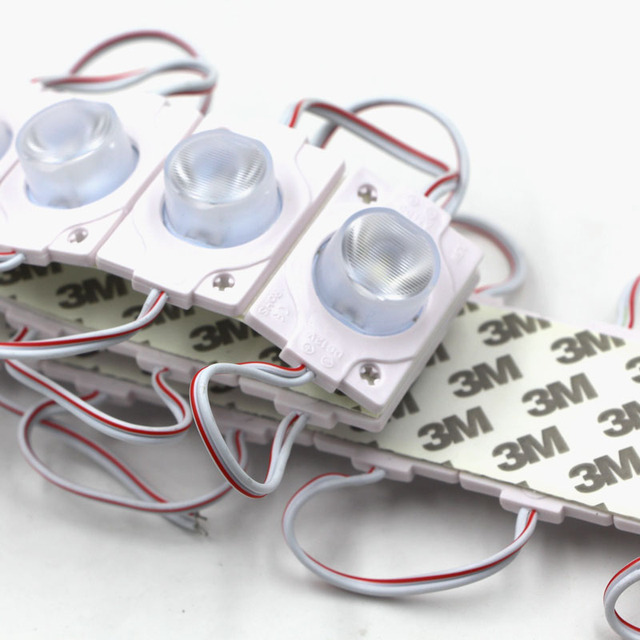 SMD2835 3030 ABS Injection Led Module With Lens for Side Light DC12V/24V Kinds of 1 Chips 1.5W LED Module