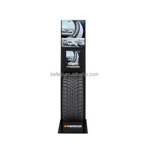 อิสระเดี่ยวยางยืนล้อรถขอบชั้นวางจอแสดงผลสำหรับงานแสดงสินค้า - Product Image 2