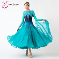 Robe de danse de salon personnalisée B-23115, nouvelle norme internationale, de haute qualité, en soie perlée, robes de danse de salon en vente