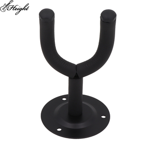 Soporte de Pared para Guitarra con Bloqueo Automático y Estante, Colgador de Guitarra Resistente para Ukelele, Guitarras Acústicas, Eléctricas y Bajos, Exhibición para Estudio en Casa - Product Image 2