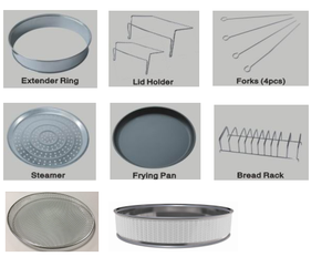 Horno halógeno de capacidad ajustable de 12-17L, calentamiento uniforme rápido adecuado para <span class=keywords><strong>cocina</strong></span> pequeña - Product Image 4