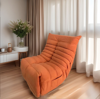 Fauteuil inclinable pivotant STG moderne en similicuir noir mat de luxe avec cadre métallique extensible pour salon