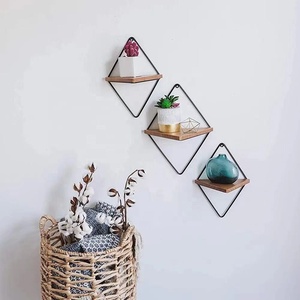 Phong cách hiện đại bằng gỗ tam giác treo tường loại khung trang trí khung - Product Image 1