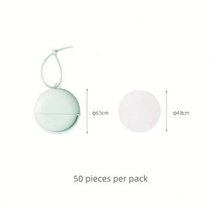 Feuilles de savon en papier jetables hydratantes et nourrissantes, format voyage, avec logo personnalisé imprimé, 50 paquets, nouvelle arrivée, design mignon - Product Image 2