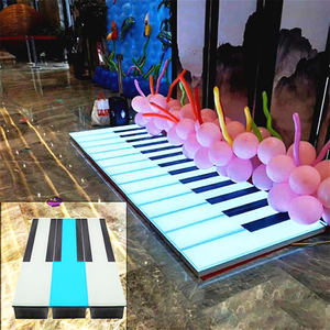 Pista de baile LED blanca portátil 2025 con accesorios gratuitos DMX512 Modo de control Base de bombilla E27 de alta calidad - Product Image 1