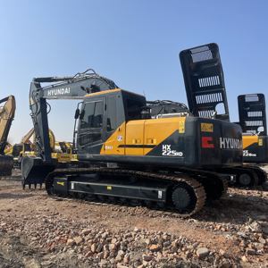 Excavatrice sur chenilles hydraulique Hyundai HX225HD d'occasion de haute qualité, 22,5 tonnes, HX225 225HD, équipement de machinerie lourde d'occasion - Product Image 3