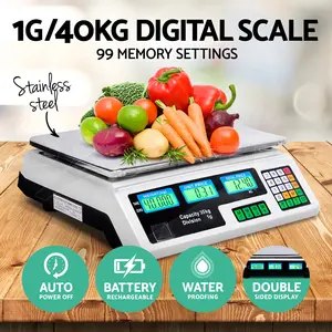 Mesin Timbangan Digital Timbangan 40Kg, Timbangan Elektronik Dapur 30Kg