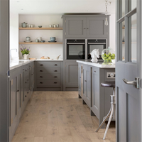 Ensemble de meubles de cuisine modulaires modernes personnalisés, finition laquée, structure étanche
