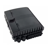 Kotak Splitter PLC 1*8 Tipe Tanpa Potong 8 Core Pigtail Hitam Putih NAP Box ODP FTB FTTH Fiber Optik