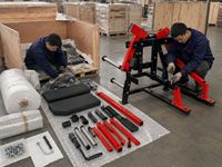 Máquina de Ejercicios para Hombros y Dorsales Traseros MRD-SH48, Comercial, con Placas de Peso, para Gimnasio