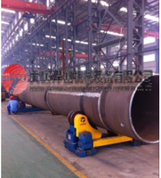 Rouleaux de soudage robustes pour réservoirs, rouleaux de rotation, rotateur de soudage réglable pour réservoirs/échangeurs de chaleur/récipients sous pression