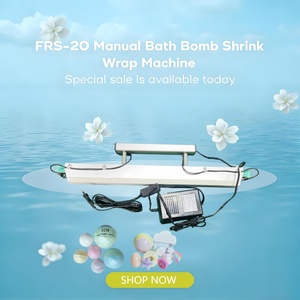 Machine de thermoscellage électrique manuelle avec moteur pour bombes de bain, savons et emballages en aluminium de canettes – Système de scellage portable - Product Image 1