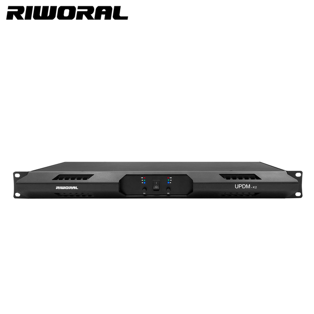 Power Amplifier Speakers Class D Digital High Power 2 Channel 1U Metal Body Output Adjust 1000W 8Ω 1200W 4Ω 1600W 2.5Ω 1V 0.775V