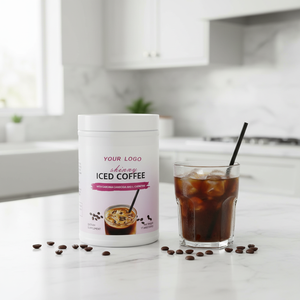 热销定制减肥巧克力味冰咖啡粉，含藤黄果和左旋肉碱 - Product Image 3