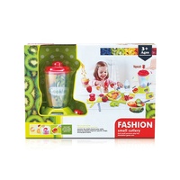Jeu interactif parent-enfant pour enfants : machine à jus électrique pour couper les fruits et faire des hamburgers, jeu de rôle de cuisine pour enfants