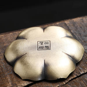 Support d'<span class=keywords><strong>encens</strong></span> 2-en-1 en alliage, motif fleur de prunier, brûleur d'<span class=keywords><strong>encens</strong></span> <span class=keywords><strong>sauge</strong></span> blanche, cendrier en métal, ornement de décoration intérieure - Prix usine - Product Image 4