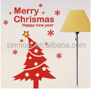 Copo de nieve creativo Santa Claus árbol de Navidad atmósfera ventana vidrio <span class=keywords><strong>adhesivo</strong></span> autoadhesivo pegatinas de reciclaje <span class=keywords><strong>para</strong></span> decoración de fiesta - Product Image 4
