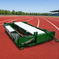 1,5/1,8/2/2,5 m Athletic Sports Spielplatz Oberfläche Laufbahn Fertiger Automatische Gummi granulat Kunststoff Straße Epdm Pflaster maschine