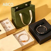 Schmuck-Halsketten-Anhänger Geschenkbox mit Eigenem Logo, Luxuriöse Marken-Schmuckschachtel mit Schublade und Griff